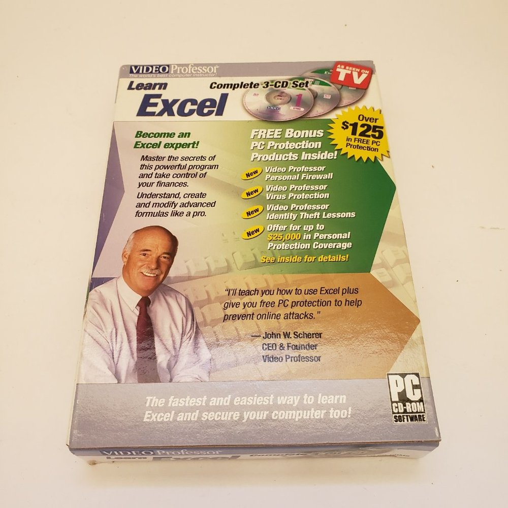 Learn Excel 3 CD Set